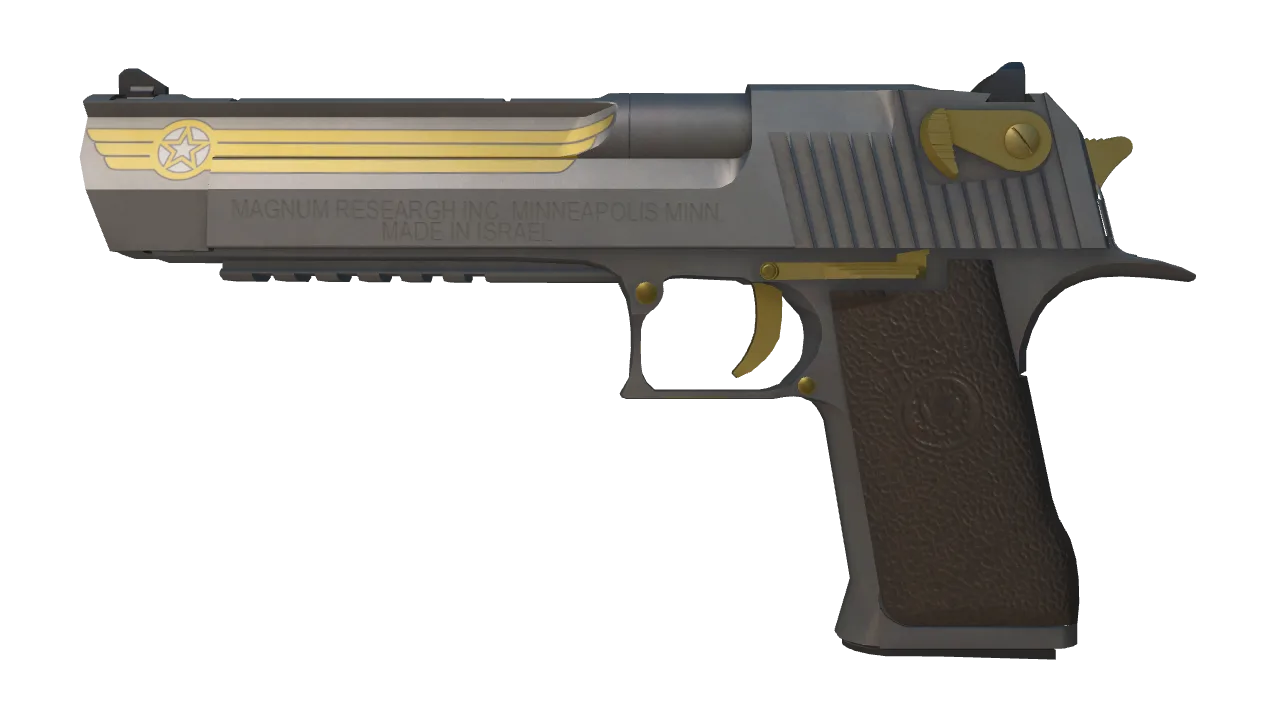Souvenir Desert Eagle | Pilot (Minimal Wear) — Dust II light, front