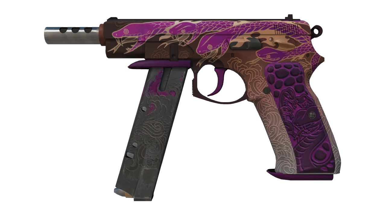 CZ75-Auto | Xiangliu (Field-Tested) — Dust II light, front