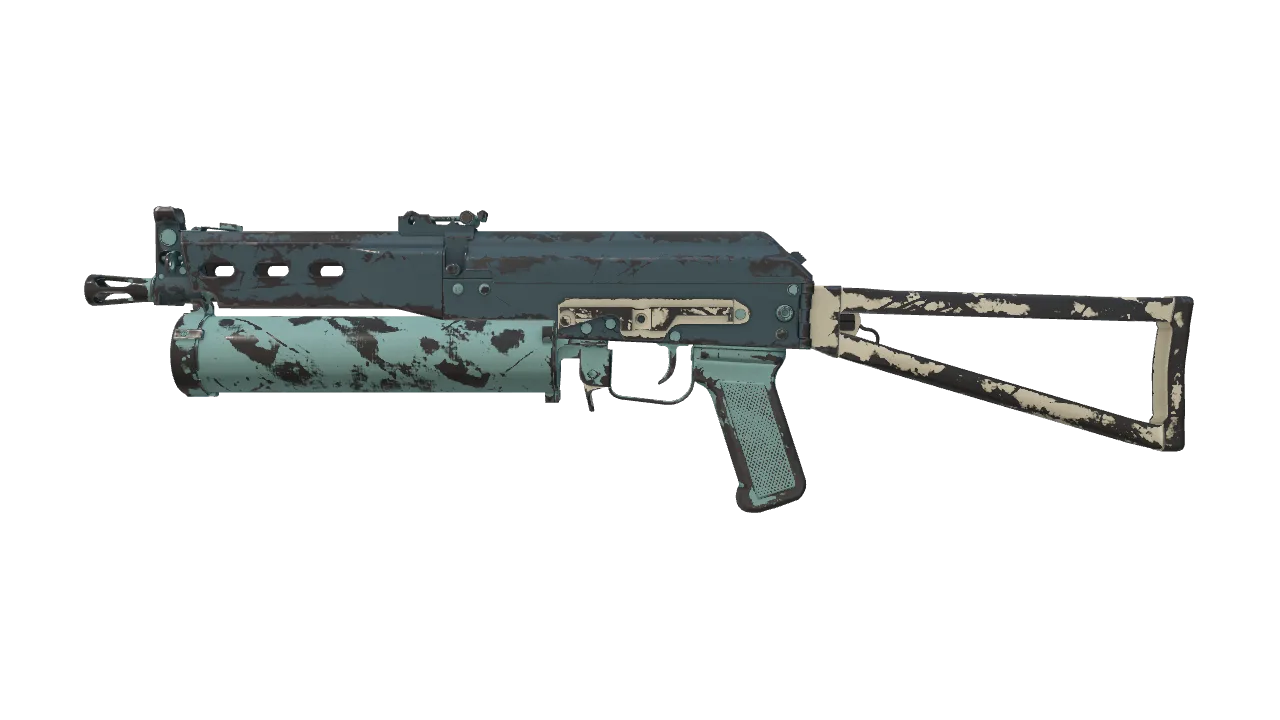 Souvenir PP-Bizon | Seabird (Well-Worn) — Dust II light, front