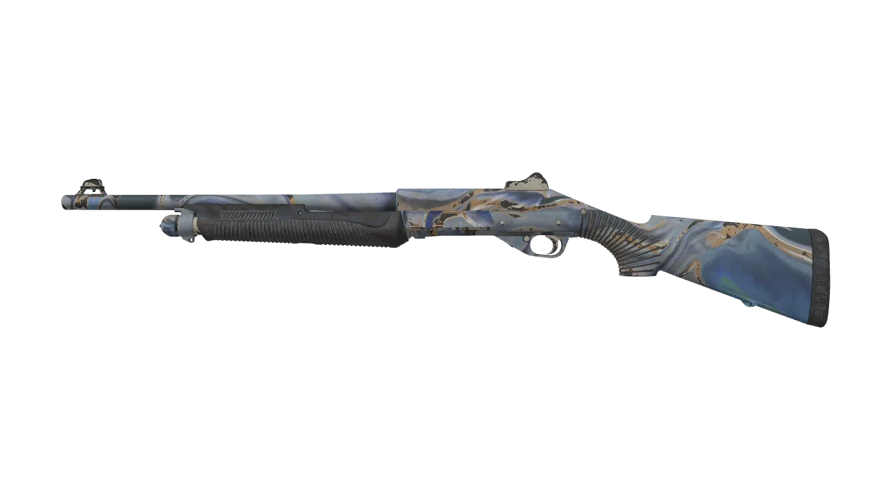 Nova | Turquoise Pour (Battle-Scarred) — Dust II light, front