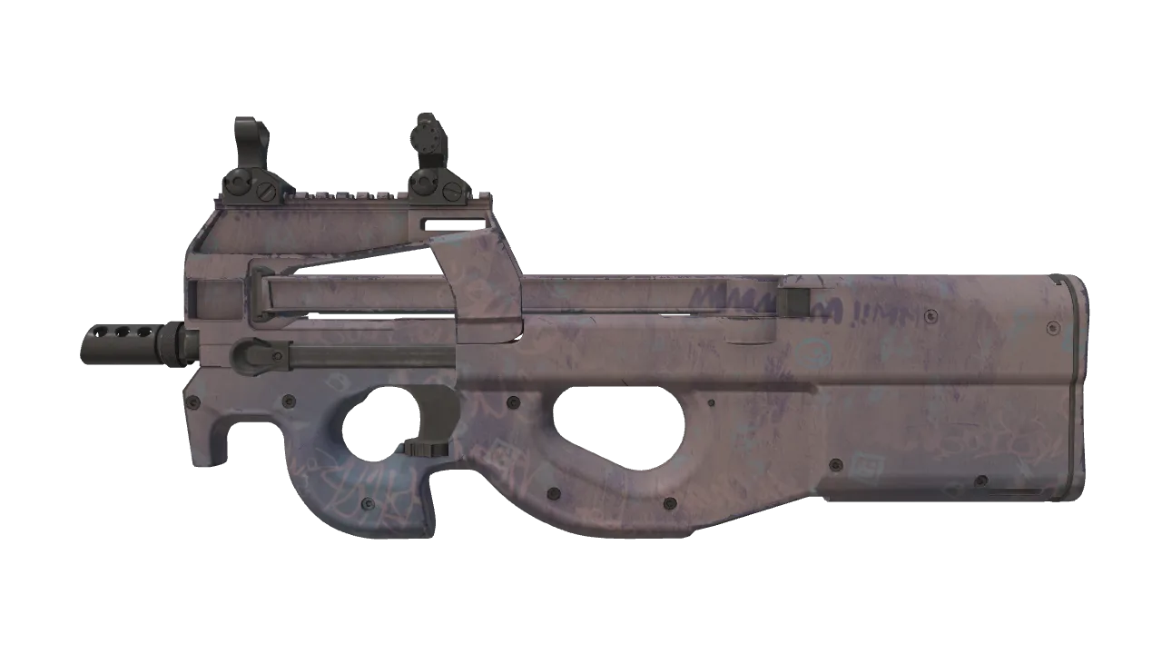 P90 | Wash me (Minimal Wear) — Dust II light, front