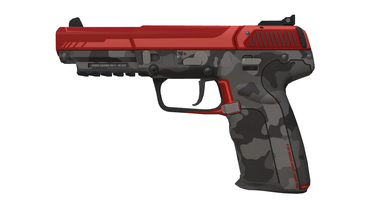 Souvenir Five-SeveN | Urban Hazard (Factory New) — Dust II light, front