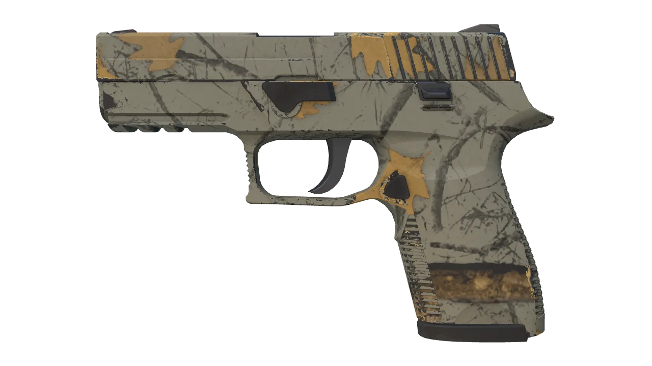 P250 | Modern Hunter (Minimal Wear) — Dust II light, front
