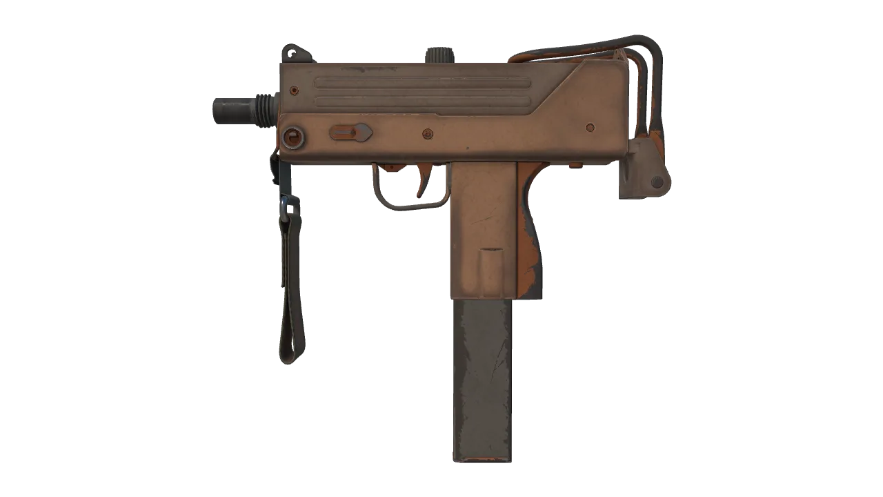 Souvenir MAC-10 | Bronzer (Well-Worn) — Dust II light, front