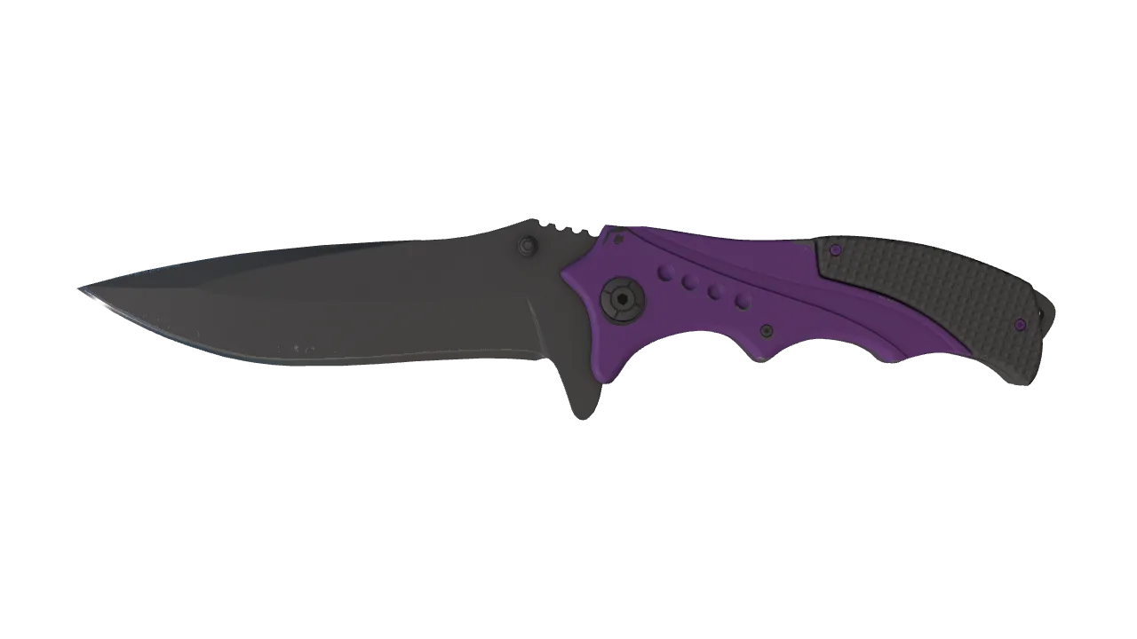 ★ Nomad Knife | Ultraviolet (Field-Tested) — Dust II light, front