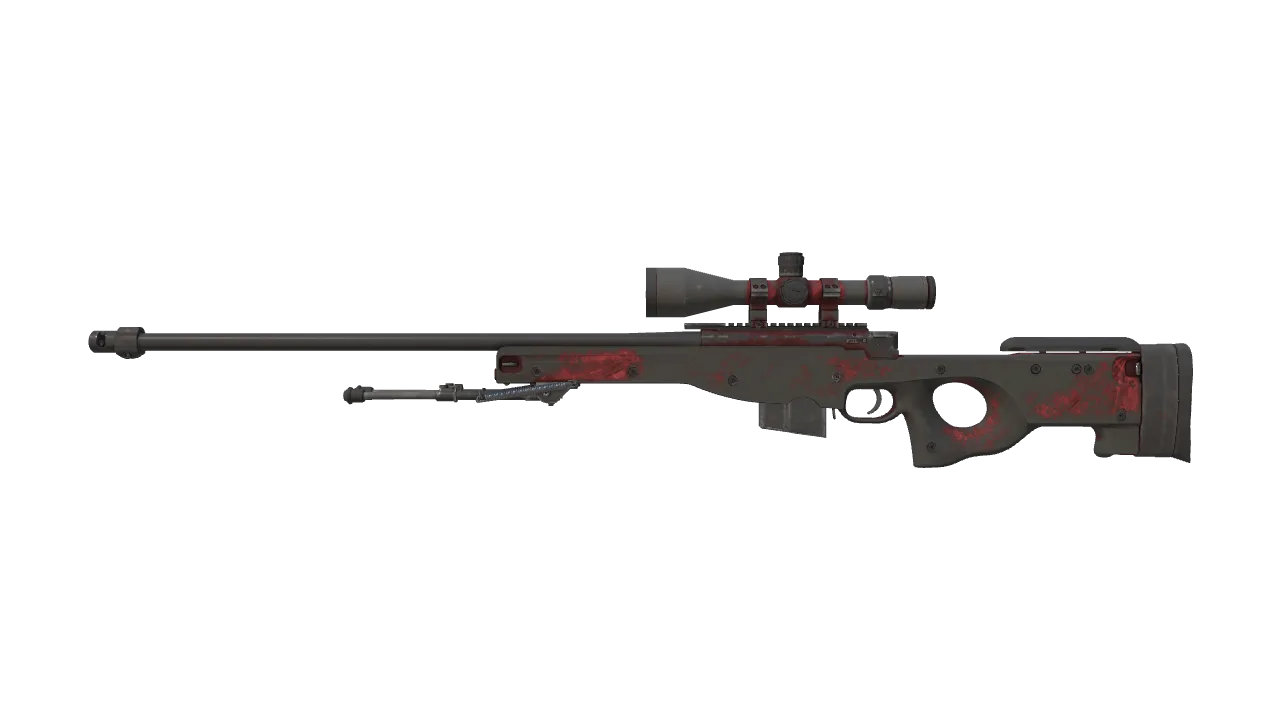 Souvenir AWP | Exothermic (Battle-Scarred) — Dust II light, front