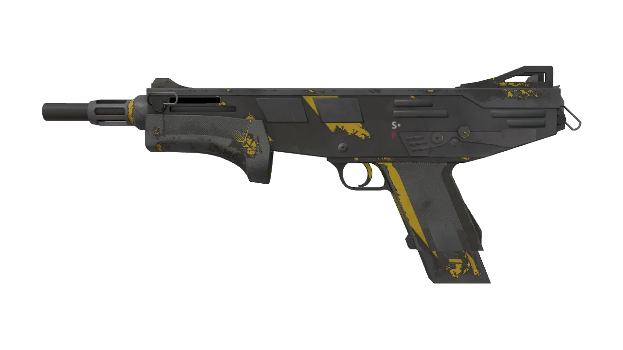 MAG-7 | Hazard (Well-Worn) — Dust II light, front