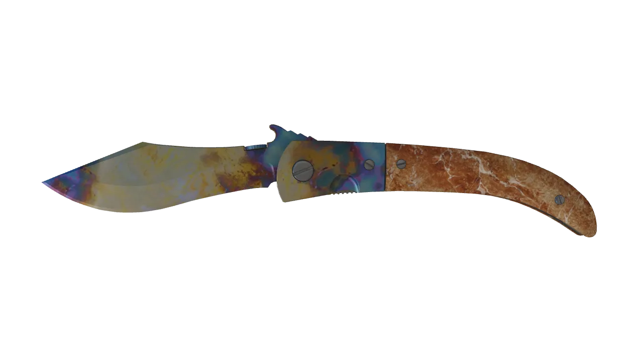 ★ Navaja Knife | Case Hardened (Factory New) — Dust II light, front