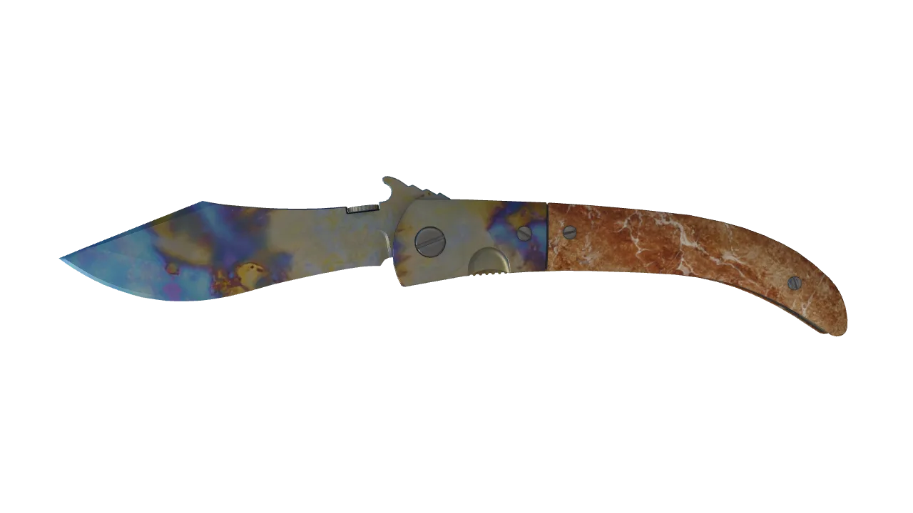 Navaja Knife | Case Hardened seed #11, front