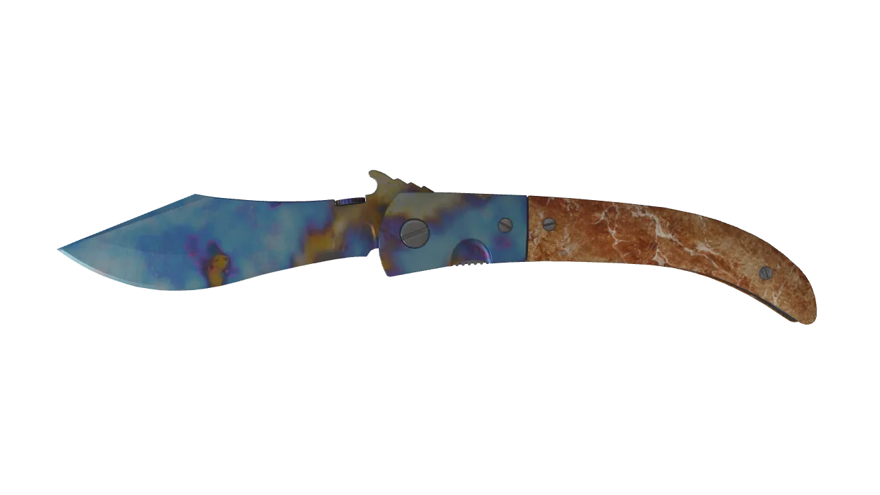 Navaja Knife | Case Hardened seed #112, front