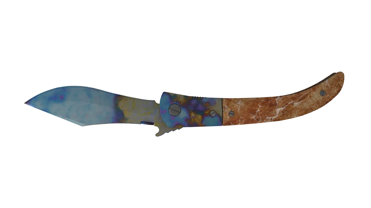 Navaja Knife | Case Hardened seed #139, back