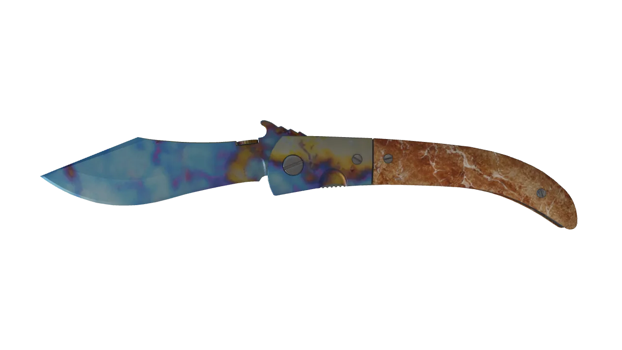 Navaja Knife | Case Hardened seed #194, front