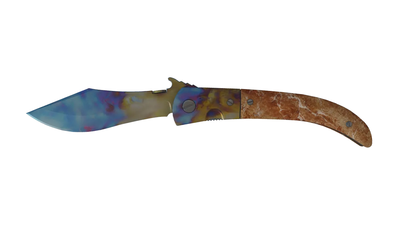 Navaja Knife | Case Hardened seed #20, front