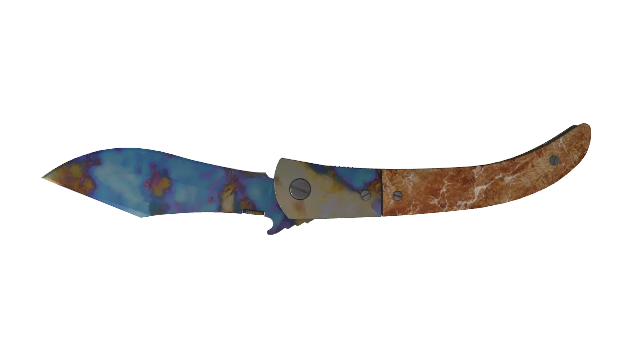 Navaja Knife | Case Hardened seed #202, back