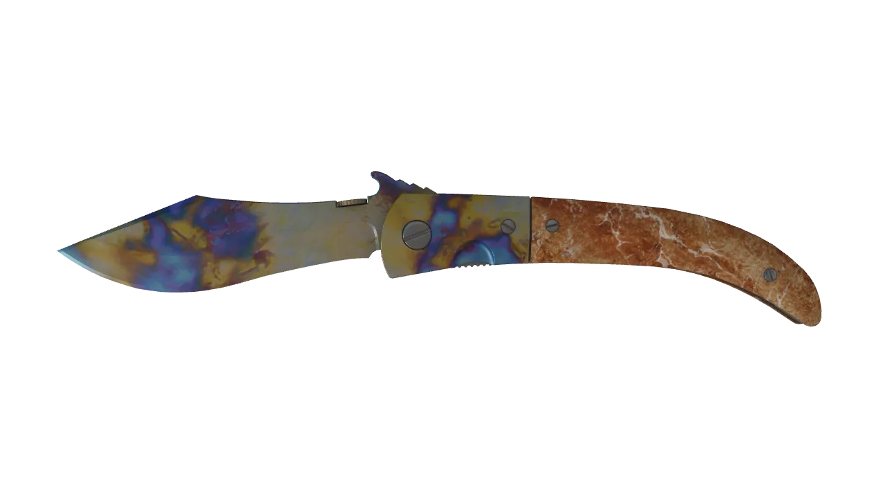Navaja Knife | Case Hardened seed #21, front