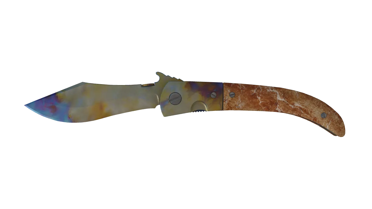 Navaja Knife | Case Hardened seed #216, front