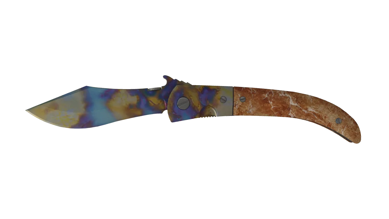 Navaja Knife | Case Hardened seed #249, front