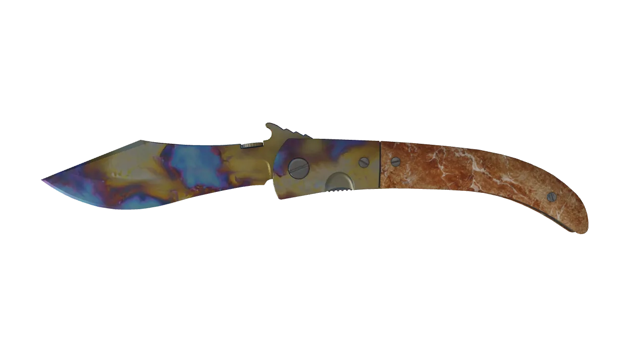 Navaja Knife | Case Hardened seed #259, front