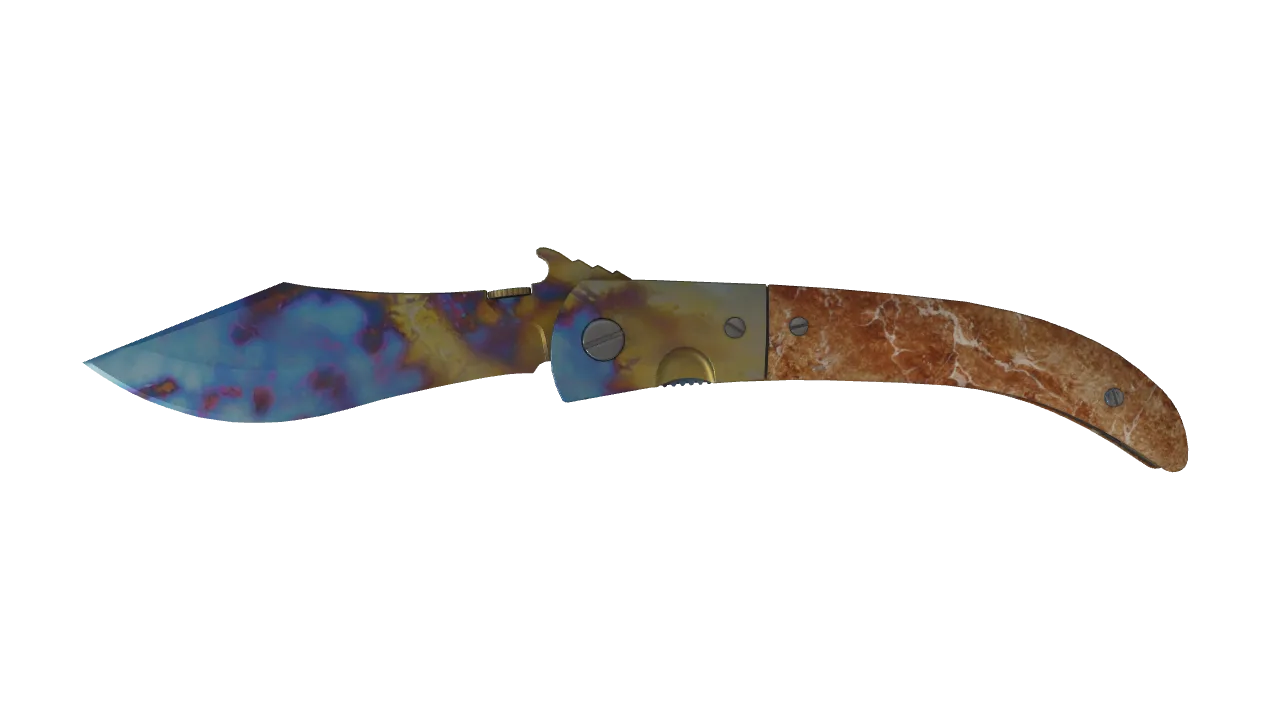 Navaja Knife | Case Hardened seed #265, front