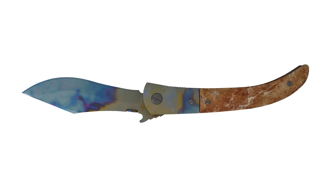 Navaja Knife | Case Hardened seed #269, back