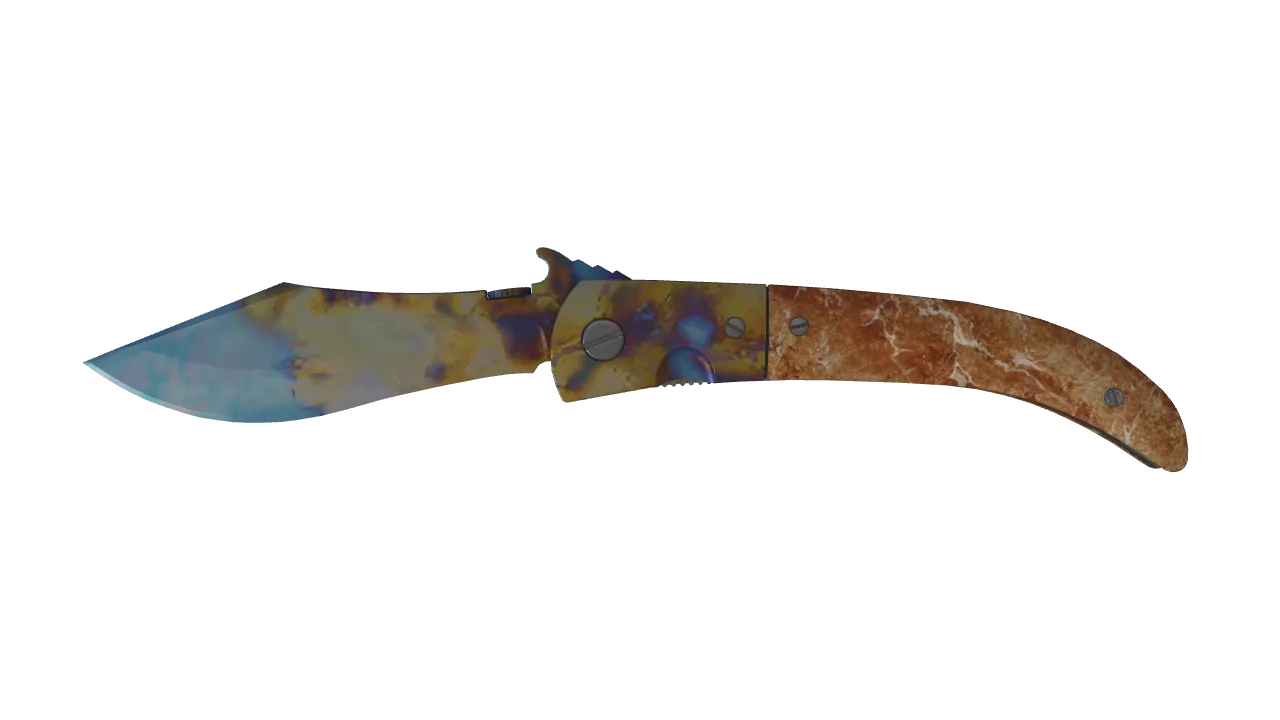 Navaja Knife | Case Hardened seed #269, front