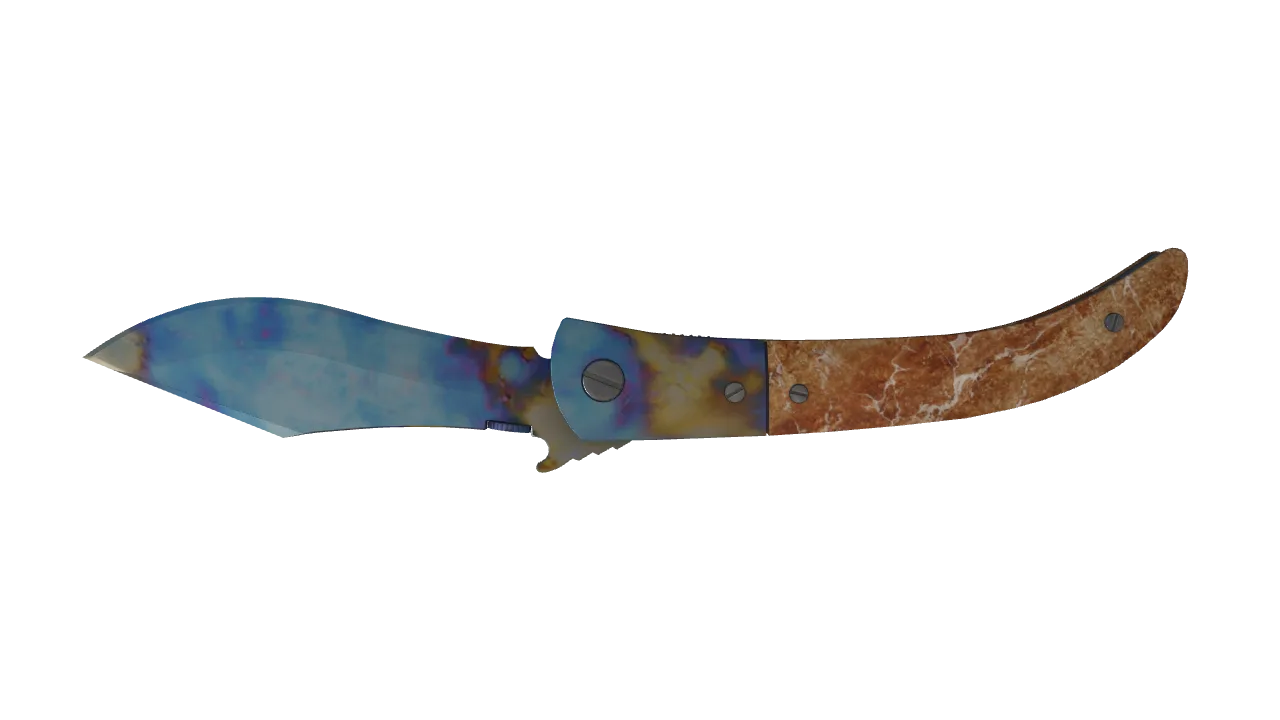 Navaja Knife | Case Hardened seed #273, back