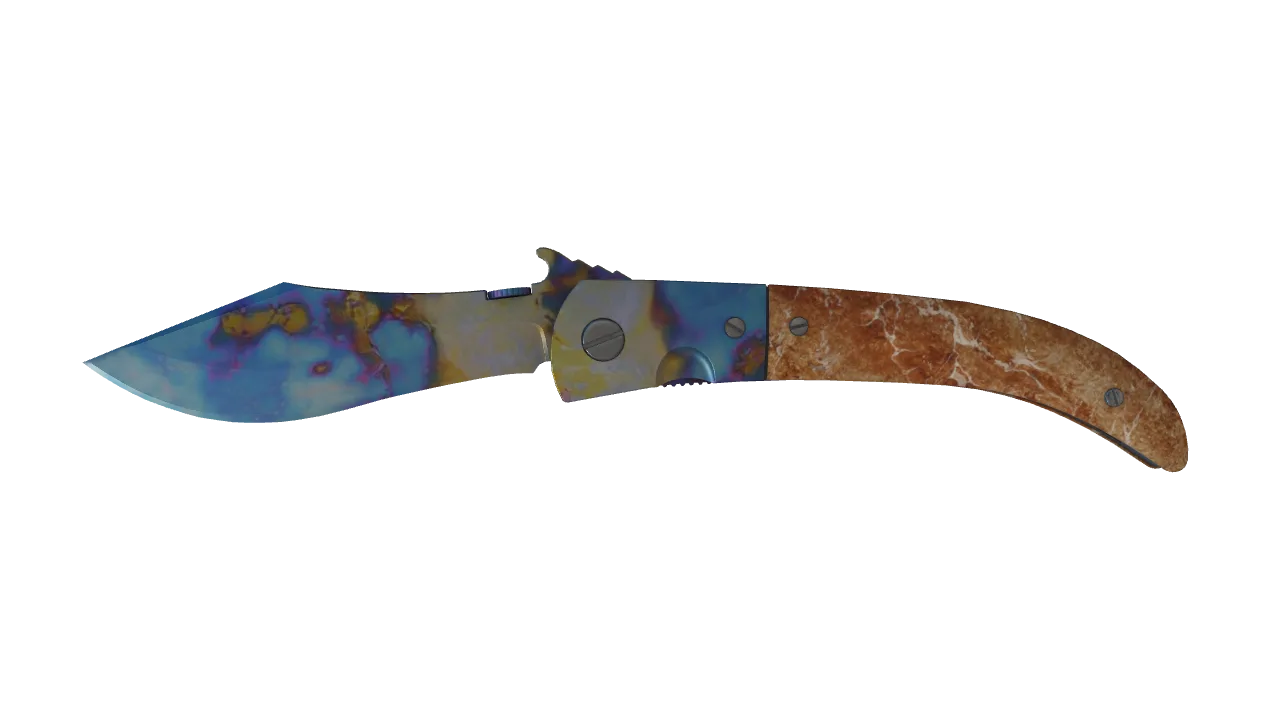 Navaja Knife | Case Hardened seed #273, front