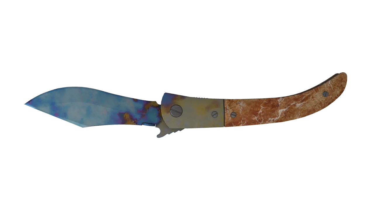 Navaja Knife | Case Hardened seed #282, back