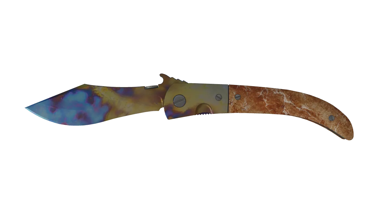 Navaja Knife | Case Hardened seed #284, front