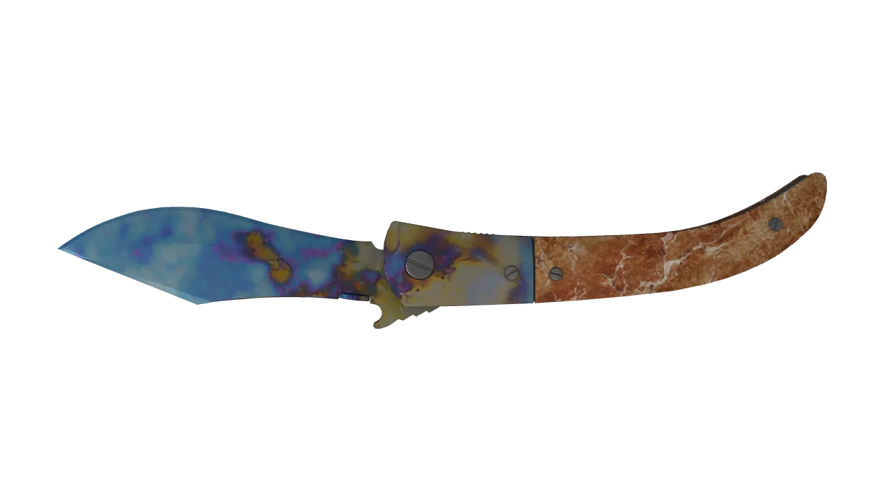 Navaja Knife | Case Hardened seed #30, back