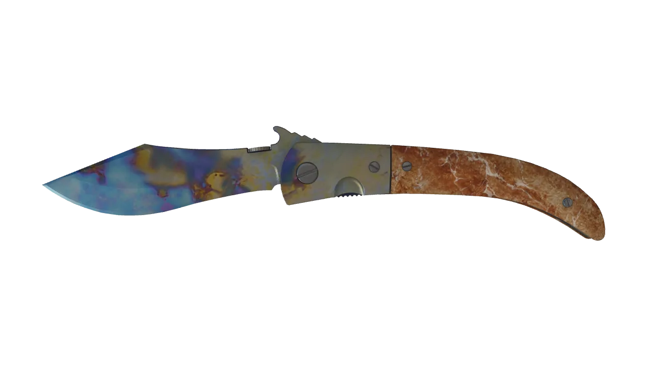 Navaja Knife | Case Hardened seed #30, front