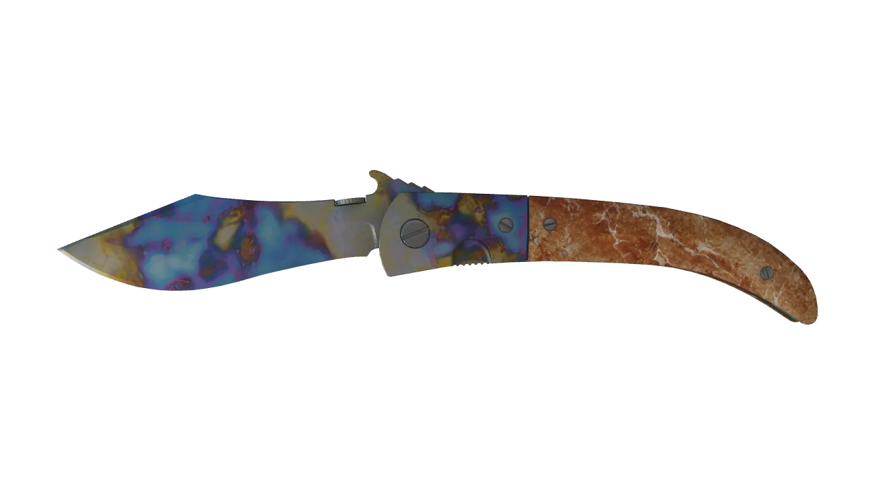 Navaja Knife | Case Hardened seed #315, front