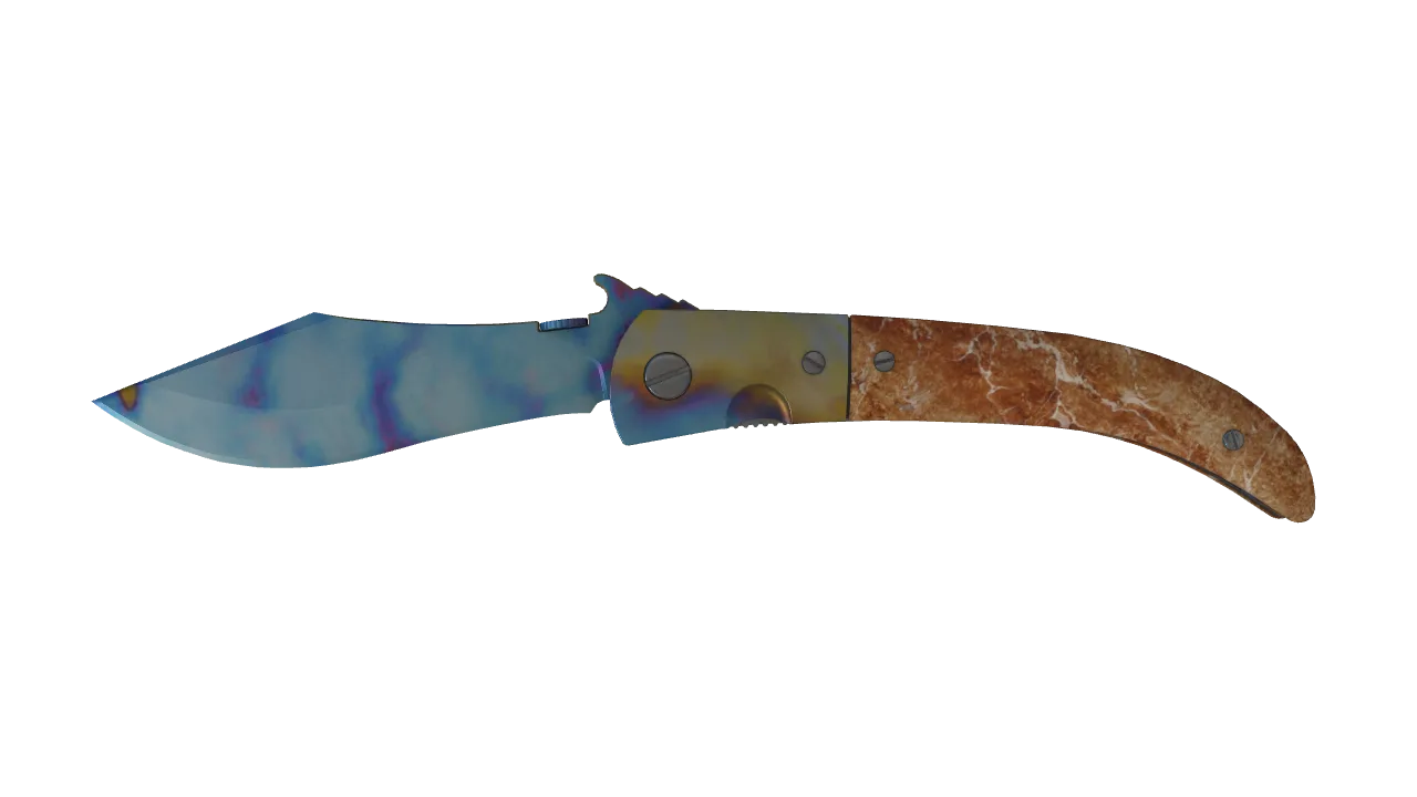 Navaja Knife | Case Hardened seed #330, front