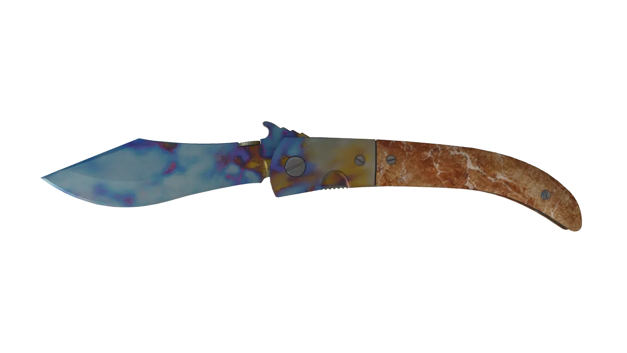 Navaja Knife | Case Hardened seed #335, front