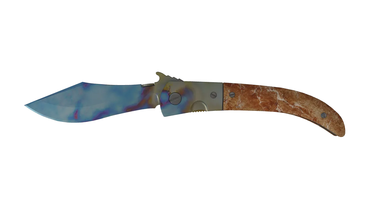 Navaja Knife | Case Hardened seed #38, front
