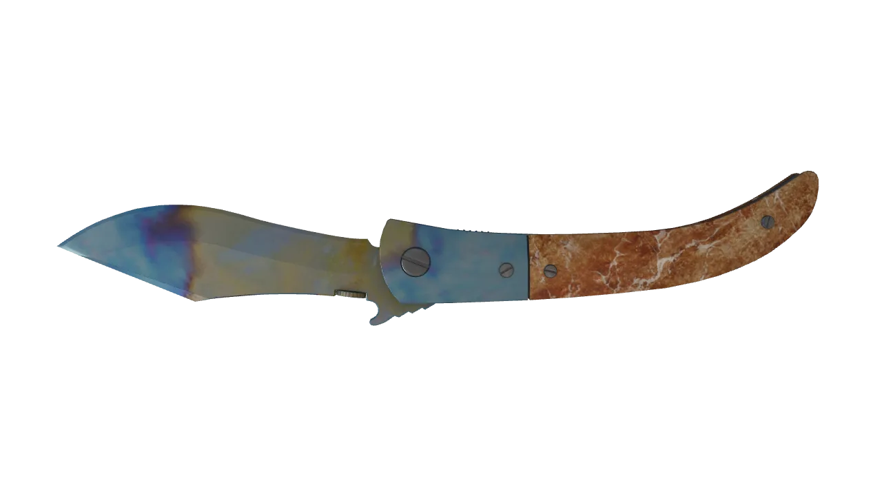 Navaja Knife | Case Hardened seed #4, back