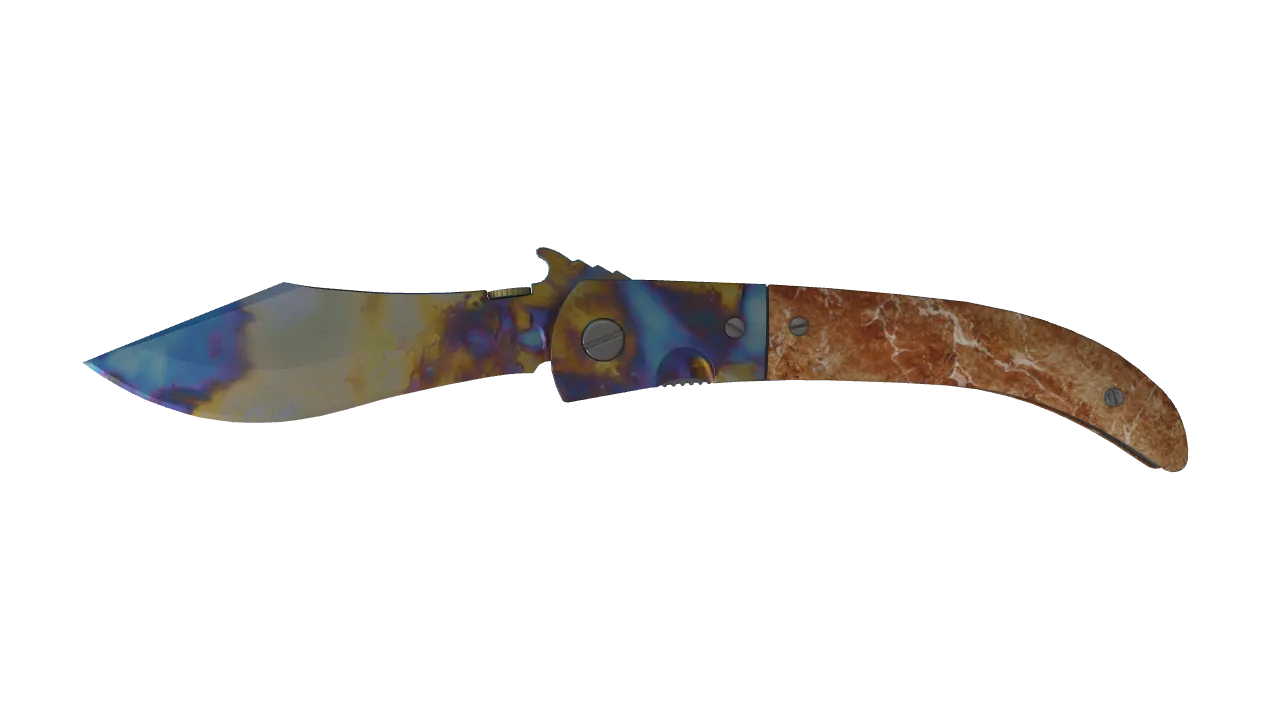 Navaja Knife | Case Hardened seed #4, front
