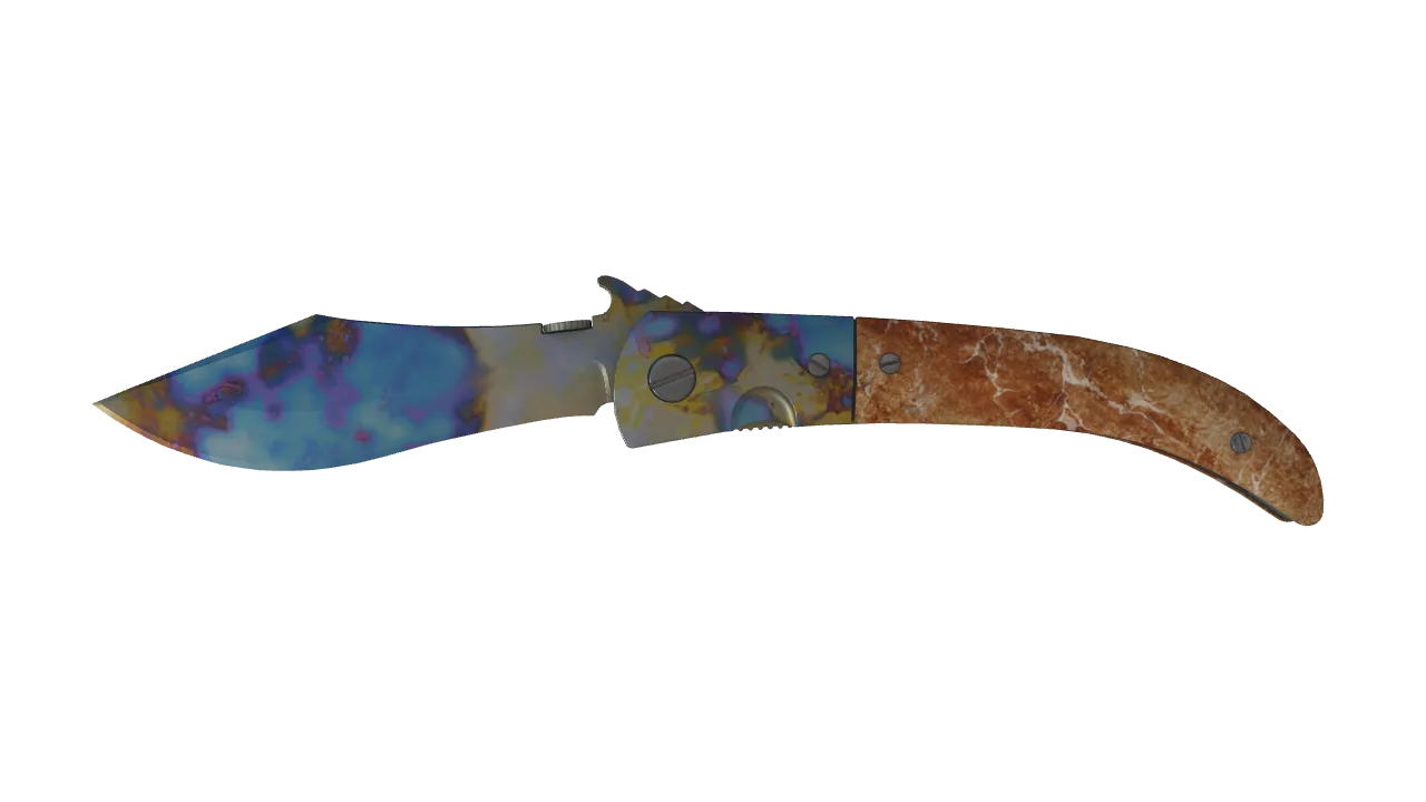 Navaja Knife | Case Hardened seed #400, front