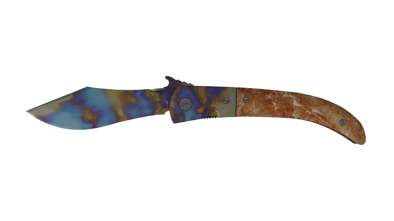 Navaja Knife | Case Hardened seed #401, front