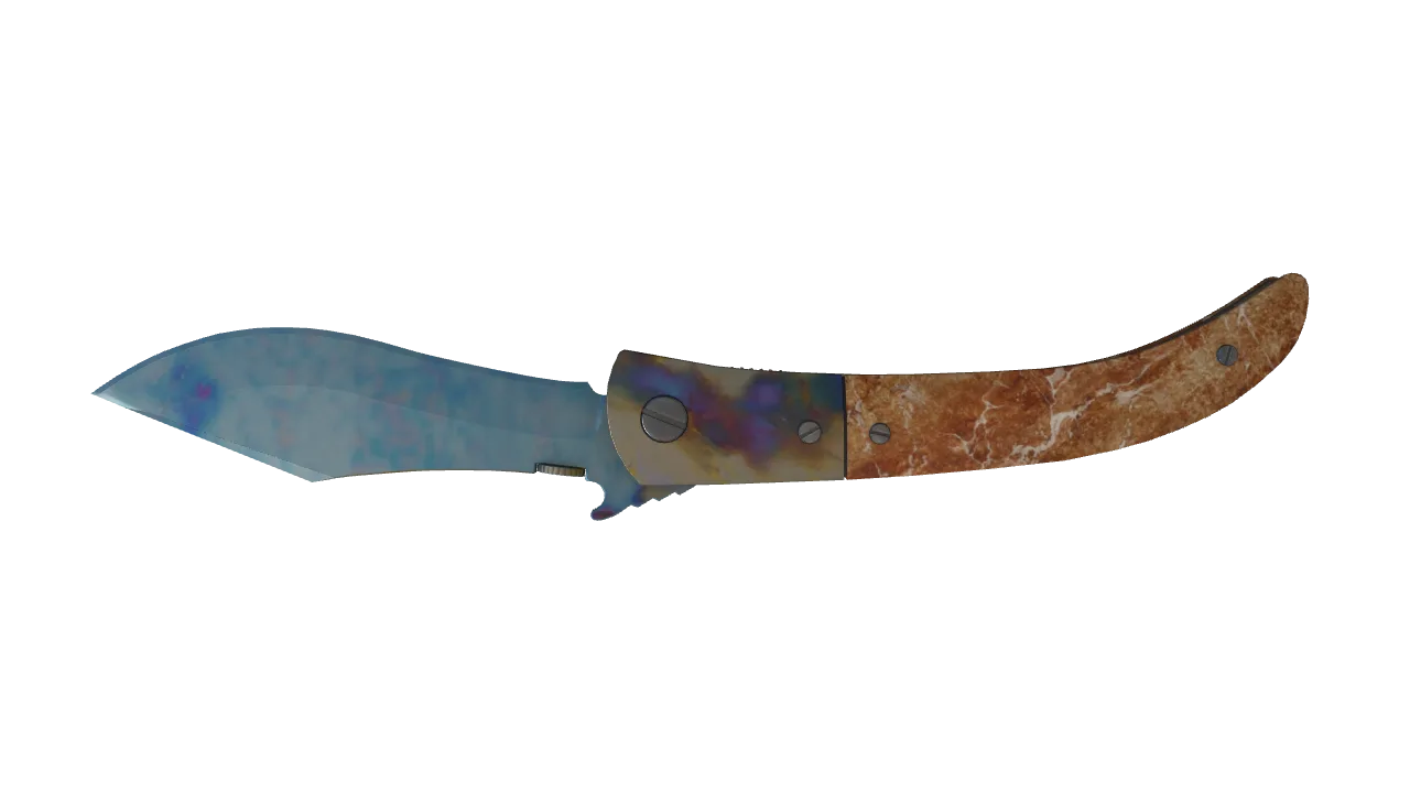 Navaja Knife | Case Hardened seed #407, back