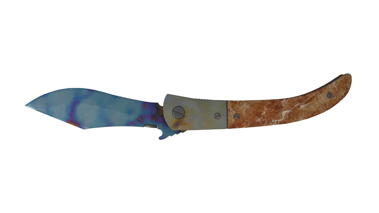 Navaja Knife | Case Hardened seed #420, back