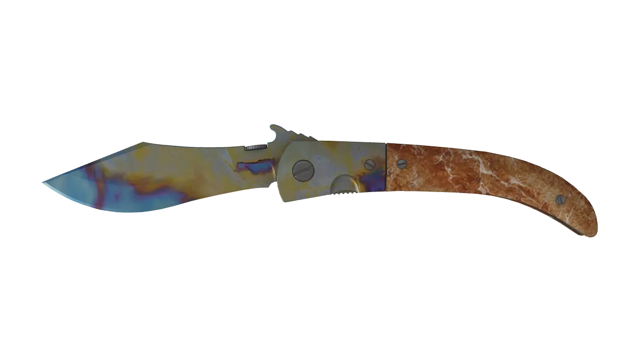 Navaja Knife | Case Hardened seed #420, front
