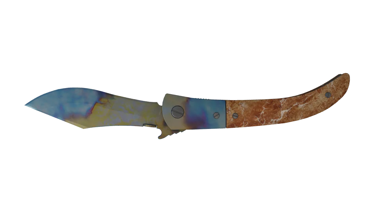Navaja Knife | Case Hardened seed #442, back