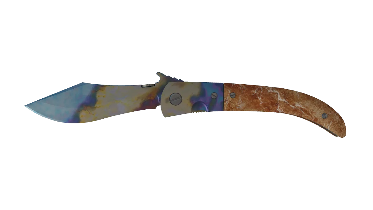 Navaja Knife | Case Hardened seed #442, front