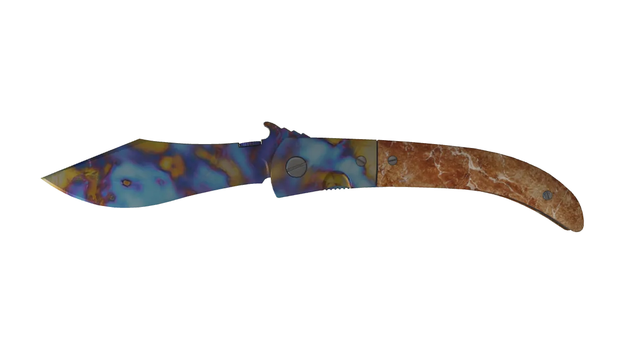 Navaja Knife | Case Hardened seed #460, front