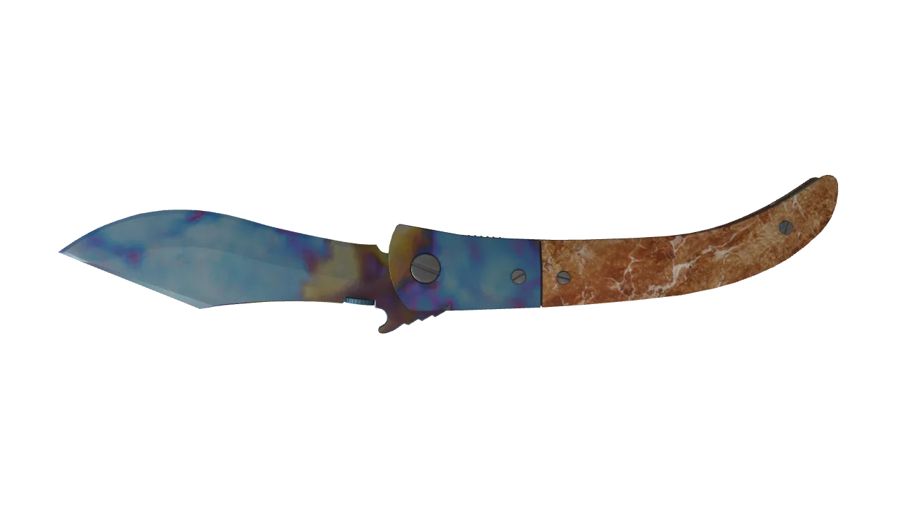 Navaja Knife | Case Hardened seed #463, back