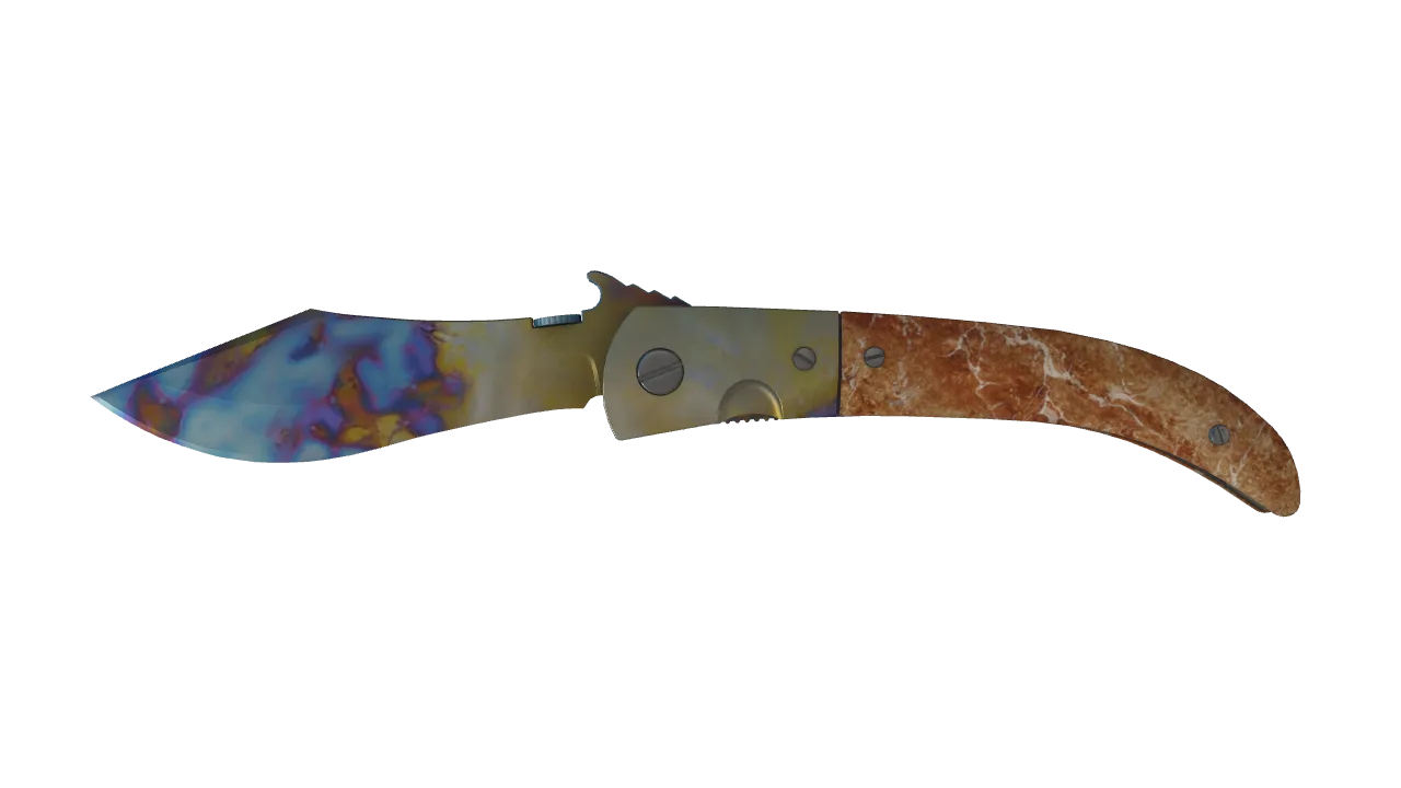 Navaja Knife | Case Hardened seed #463, front