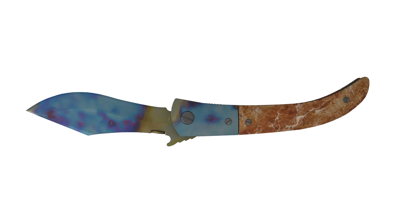 Navaja Knife | Case Hardened seed #470, back