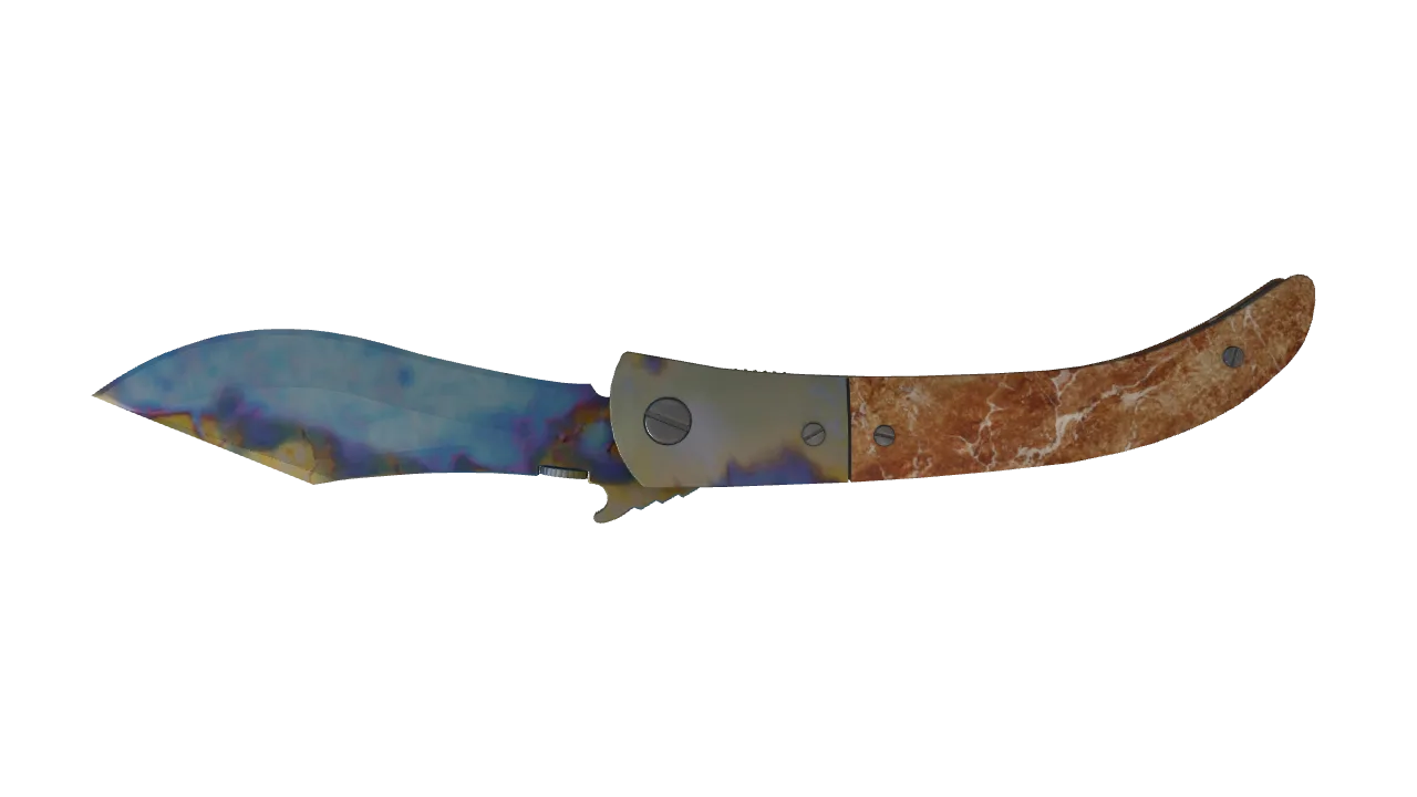 Navaja Knife | Case Hardened seed #494, back