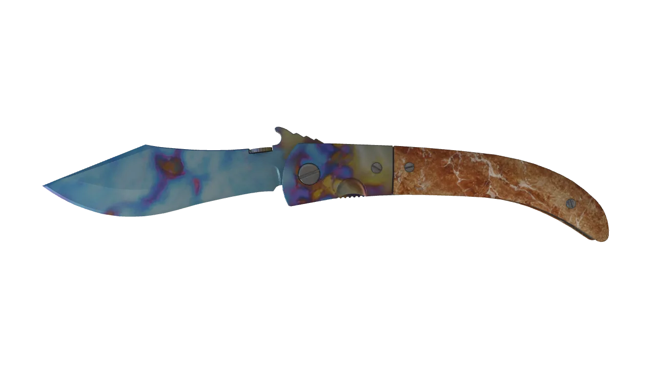Navaja Knife | Case Hardened seed #499, front